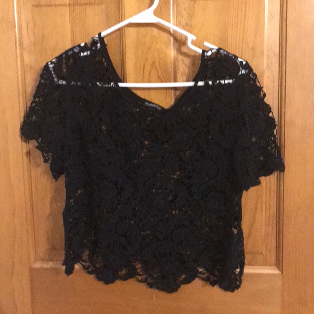 Size M see through Express shirt